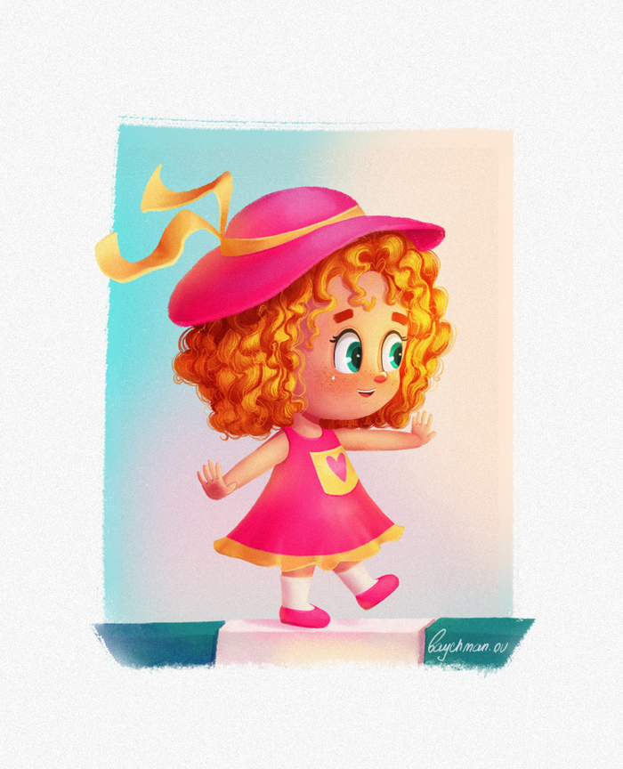 Девочка в шляпке