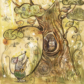 Лазающий мышонок