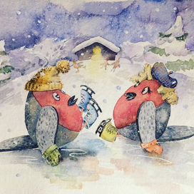 Знакомство снегирюш