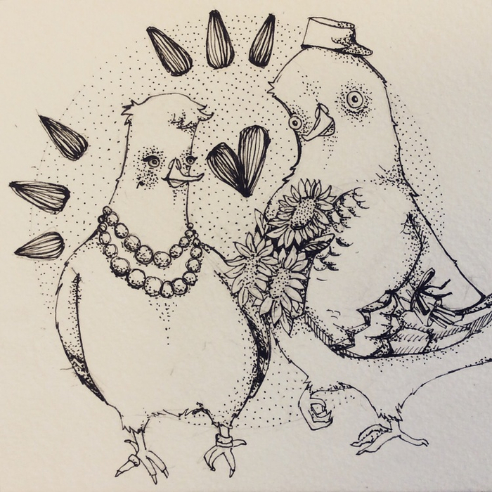 Голубь на свидании