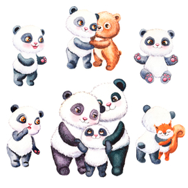 Объятия панды Лили
