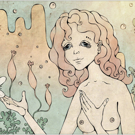 Инопланетная жизнь. Подводная бабочка