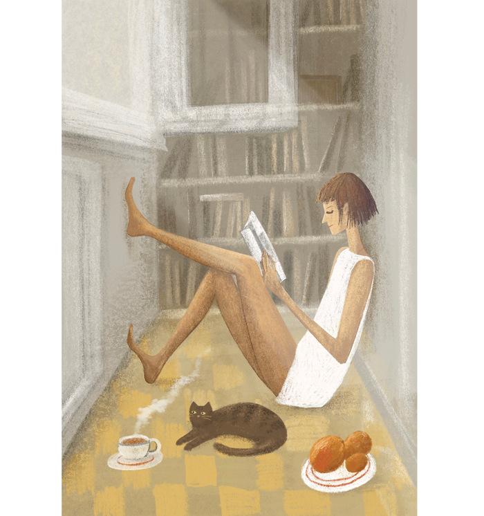 Открытка для антикафе «Котеешная»