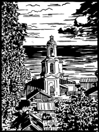 Юрьевец. Вид на церковь