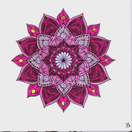 Мандала цветок
