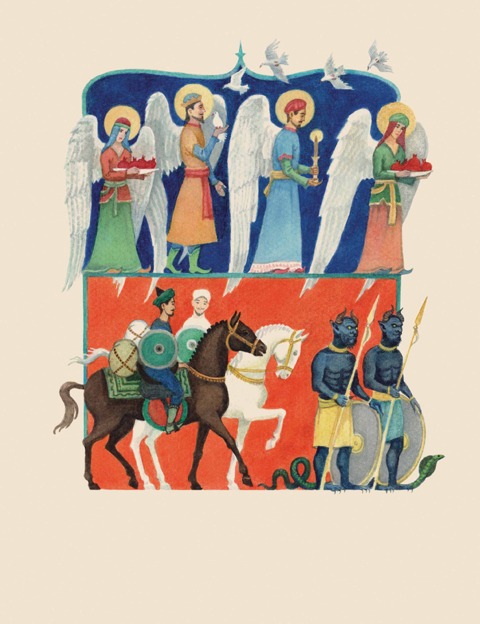 Персидская сказка о пророке Сулеймане, птице Симург и предопределении судьбы