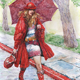 Иллюстрация к сказке "Осенние солнечные зайчики"