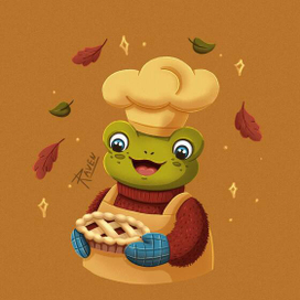 Лягушка повар