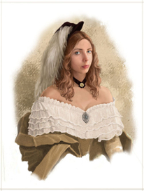 Портрет любительницы поэзии А. С.Пушкина