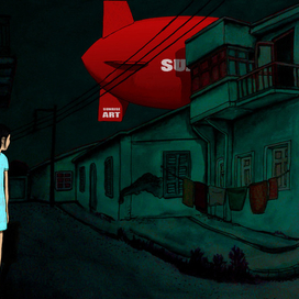 ночной дирижабль