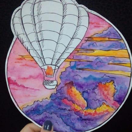 Watercolor painting 