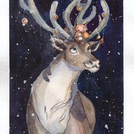 Новогодняя открытка