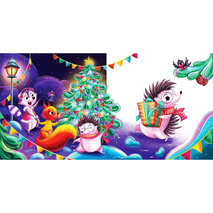 Новый год у зверят в лесу