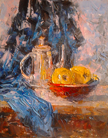 Этюд  выполненный мастихином