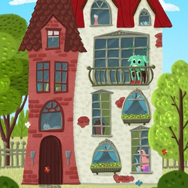 Дом монстриков. День