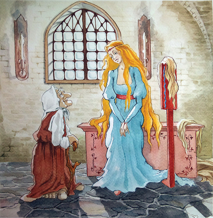 Иллюстрация к шведской сказке "Три тетушки" (2013)