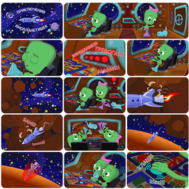 Раскадровка для анимационного фильма