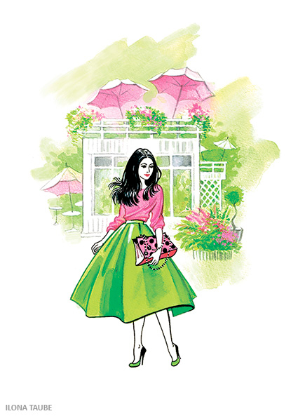 Fashion иллюстрация для обложки блокнота 3