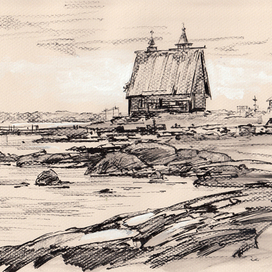 Одинокий храм.