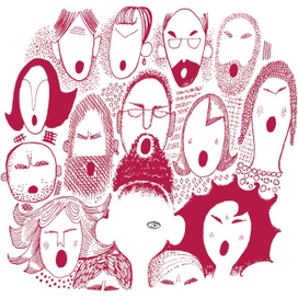 "Говори", Кристина Стрельникова. Иллюстрация из книги "Не вконтакте"