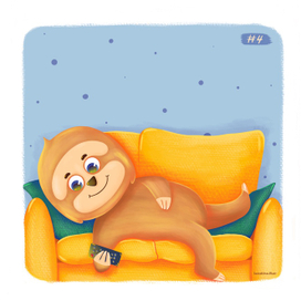 Всем иногда хочется полениться 