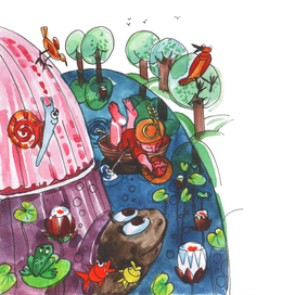 легенда о розовой черепахе