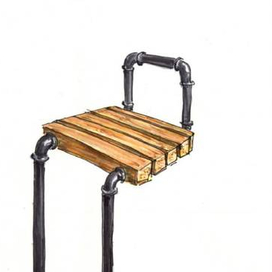 зарисовка стула