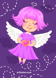 фиолетовый ангел