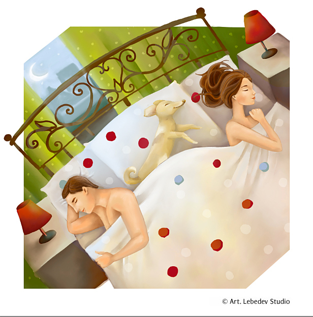 иллюстрация для студии Лебедева