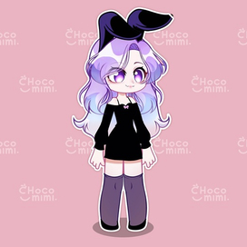 Милый персонаж, аниме стиль