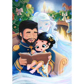 Белоснежка с отцом