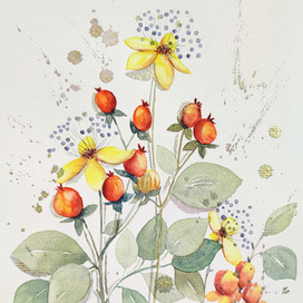 Цветы и ягоды