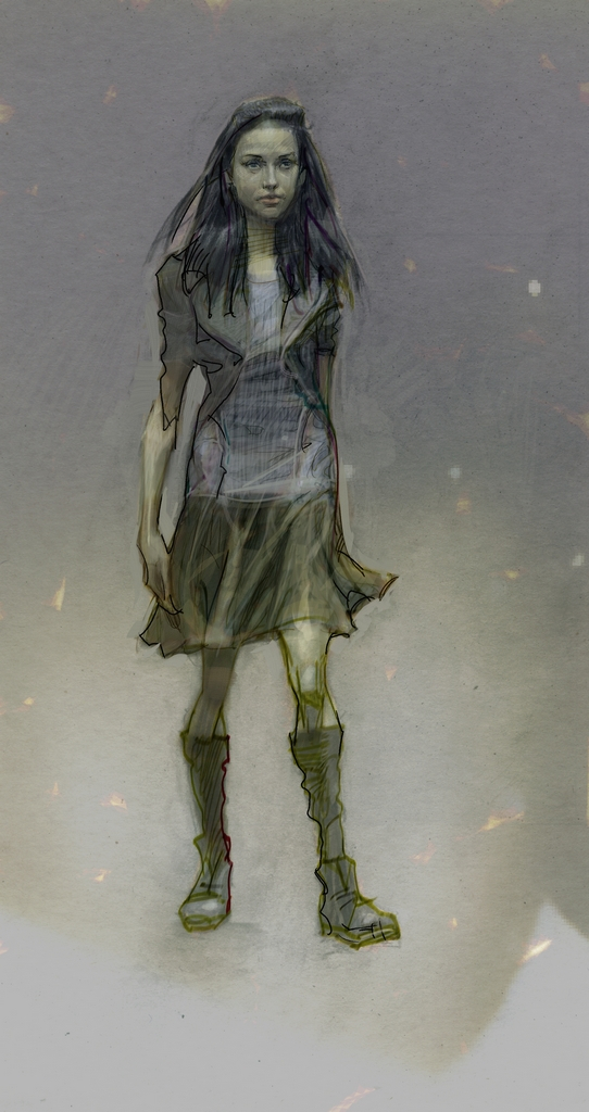 Эскиз персонажа HG 9