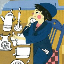 Разворот для журнала "Вверх тормашками"