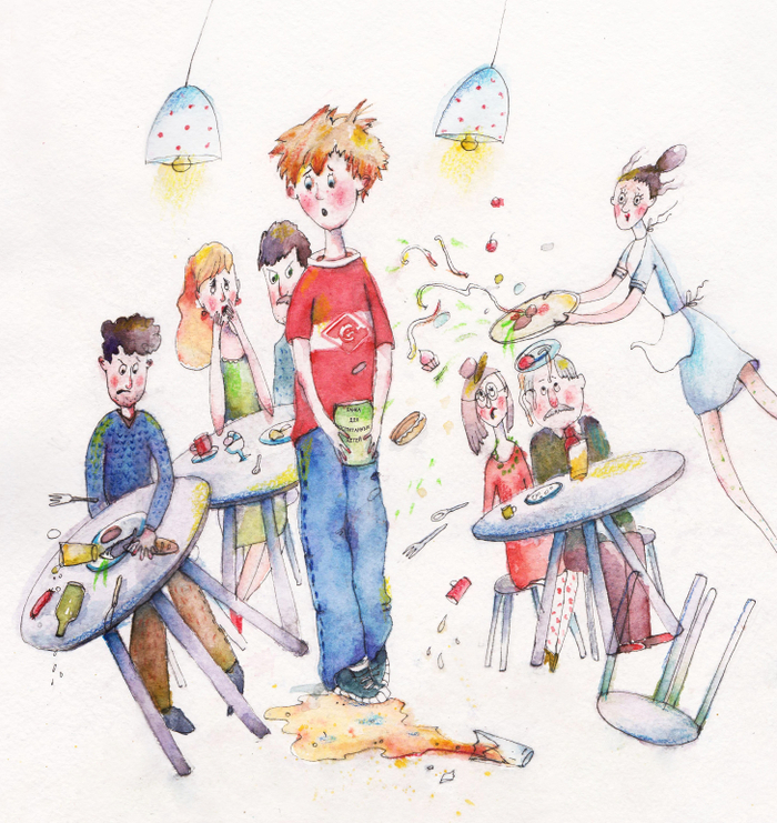 Иллюстрация к сказке Ильи Таранова "Приключения Августа и Бубоньки, или Тайна Страны Ска