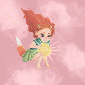 Девочка-лисичка