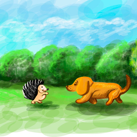 встреча на полянке