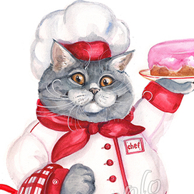 Коты - повары