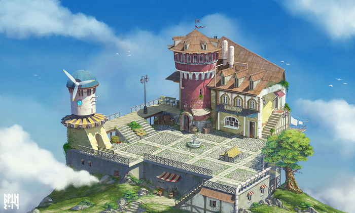 platform for airships