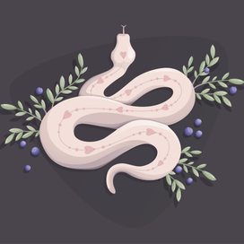 векторная змейка