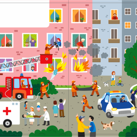 Иллюстрация для детской рабочей тетради