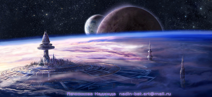 Космический фон для игры.