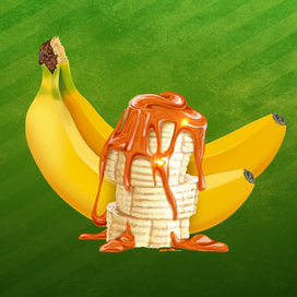 Banana & caramel