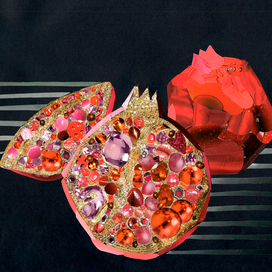 Цвет граната (коллаж)