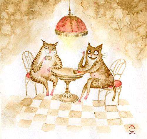 кофейные коты