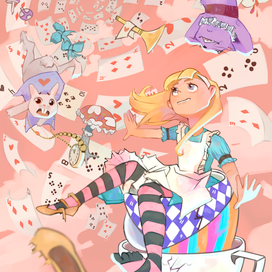 Иллюстрация - Алиса в стране чудес