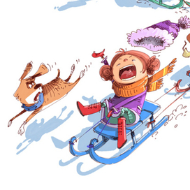 Санный поезд