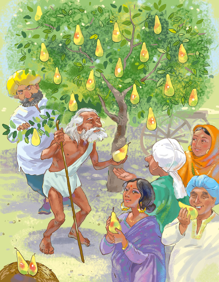 Иллюстрация из сборника "Сказки со всего света"