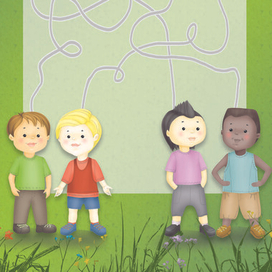 Веселые лабиринты - обложка  - задняя сторона