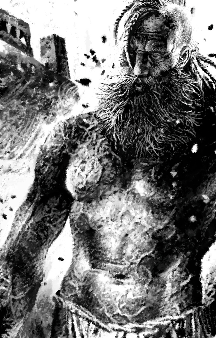 Spiżowy Gniew. Иллюстрация.Фэнтэзи